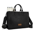 thumbnail image 4 of Wrangler Women Western Bag Laptop Shoulder Handbags for Work Travel Casual, Black, 4 of 7