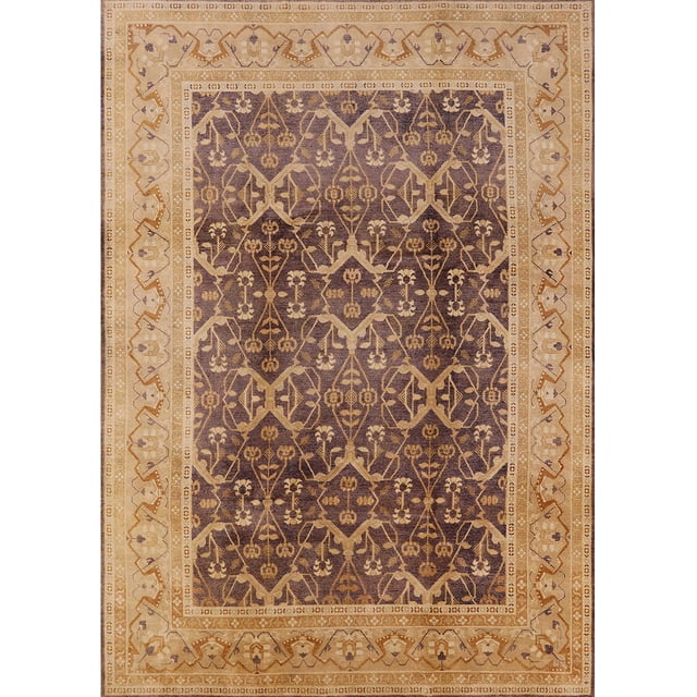 Ahgly Company Machine Washable Indoor Rectangle Industrial Modern Brown Sand Brown Area Rugs, 5' x 7'