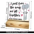 thumbnail image 3 of Valentine’s Day Love Desk Decor,I Just Love The Way We Til Together Acrylic Desk Decorative Sign with Wooden Stand for Home Tabletop Desk Decoration,Valentine’s Day Gifts for Her Wife Girlfriend Lover, 3 of 6
