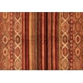 thumbnail image 1 of Ahgly Company Indoor Rectangle Abstract Orange Modern Area Rugs, 5' x 8', 1 of 4