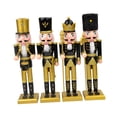 thumbnail image 4 of segolike 4 Pieces Nutcracker Ornaments Nutcracker Soldier Statue Photo Props Scene Layout A, 4 of 9