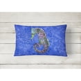 thumbnail image 2 of Carolines Treasures 8639PW1216 Seahorse Canvas Fabric Decorative Pillow, 12H x16W, multicolor, 2 of 3