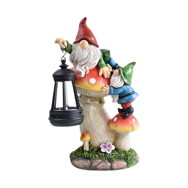 Modern Home Decor, Velvet Dwarf Dwarf Statue Garden Decorative Item Outdoor Courtyard Handicraft