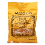 Jakemans Throat & Chest 30-Count Menthol Lozenges in Honey Lemon
