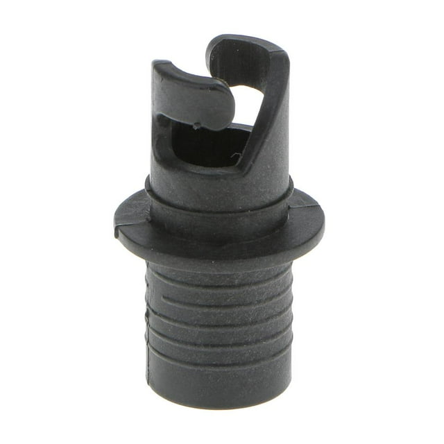 Adaptador de válvu infble para kayak de 3x5 cm, conector anguera de bomba de pie de aire, accesorios para canoa, balsa (negro Macarena Adaptador de válvula