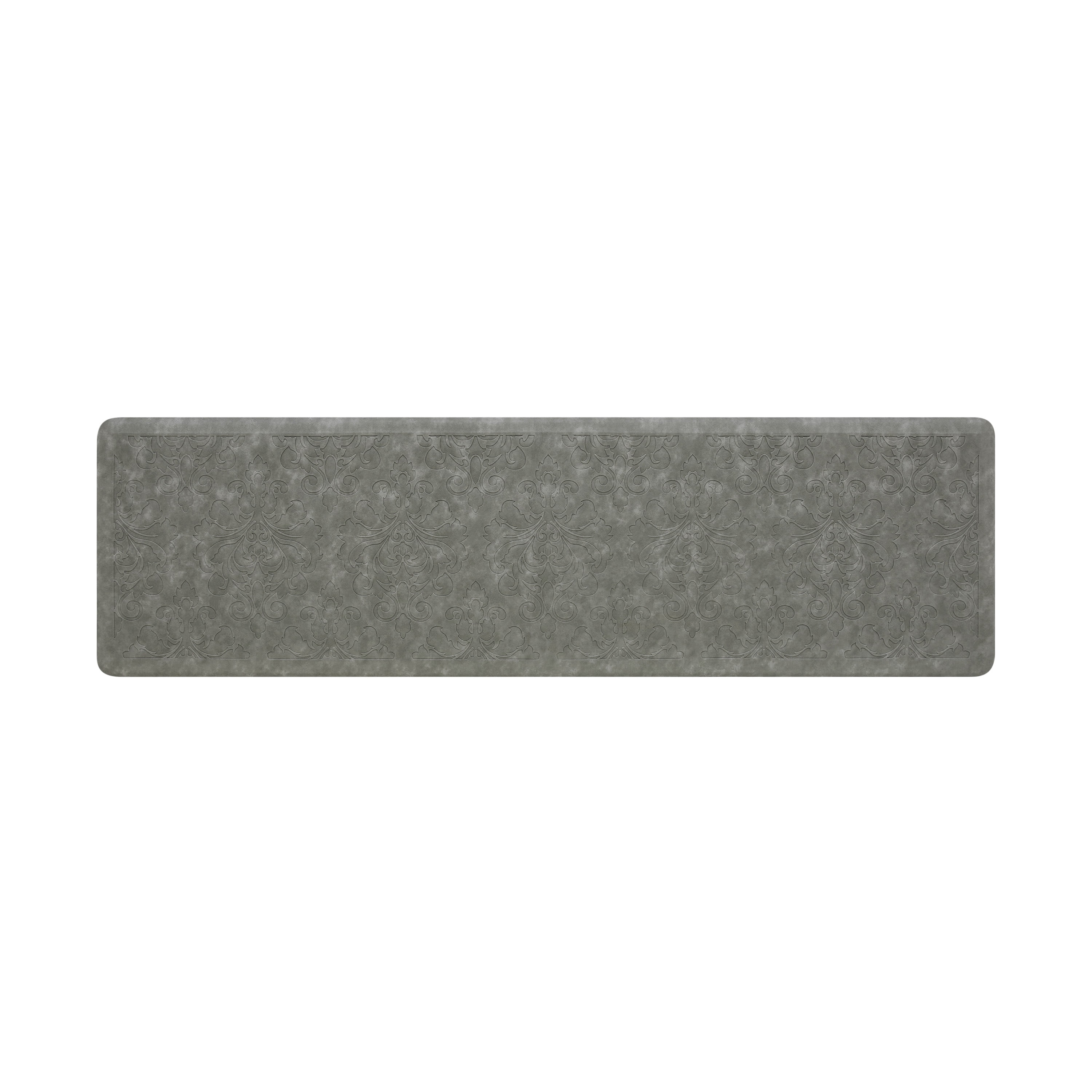 Chef Gear Marni Wellness Kitchen Mat, Gray, 17.5" x 60"