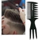thumbnail image 5 of 3pcs Mens Styling Comb, Men Wide Tooth Comb Black Hair Comb Pompadour Comb Curl Wet Comb, 5 of 5