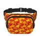 thumbnail image 1 of Fotbe Vintage maple leaves autumn Cangurera Cuadrada con Estampado de Doble Capa, Bolsa de Cintura Ajustable Mini para Hombres y Mujeres, 1 of 9