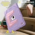 thumbnail image 6 of Fintie Case for iPad 6th Generation 2018 / 5th Gen 2017 / iPad Air 2 / iPad Air 1 (9.7 Inch), Fully-Body Rugged Heavy Duty Shockproof Protective Case with Built-in Kickstand, Purple, 6 of 9
