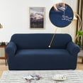 thumbnail image 1 of Stretch Sofa Slipcover Sofa Cover Furniture Protector Couch Soft with Elastic Bottom With Jacquard Fabric Small Checks Couch Covers, 1 of 7