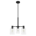thumbnail image 2 of Hunter - Lochemeade 3-light Noble Bronze, Medium Size Chandelier, Dimmable, Modern Style, Candle Shaped, for Bedrooms, Dining, Living Rooms - 19721, 2 of 8