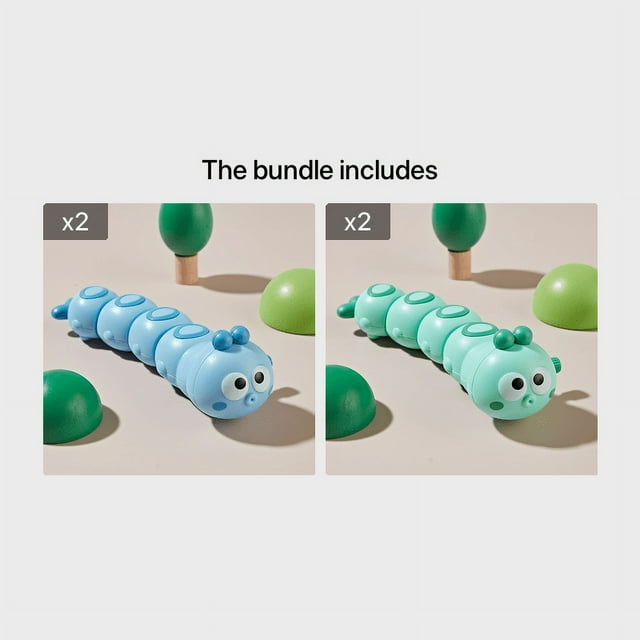 Chenille à Remontoir Drôle, Jouet de Balançoire Chenille à Remonter, Prix Récompense Incitative pour Enfants