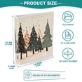thumbnail image 3 of FORMRS 3 Ring Binder 1.5 inch with Pockets Set of 2 Clip Board 200 Sheets Capacity, Beige Christmas Trees, 3 of 8