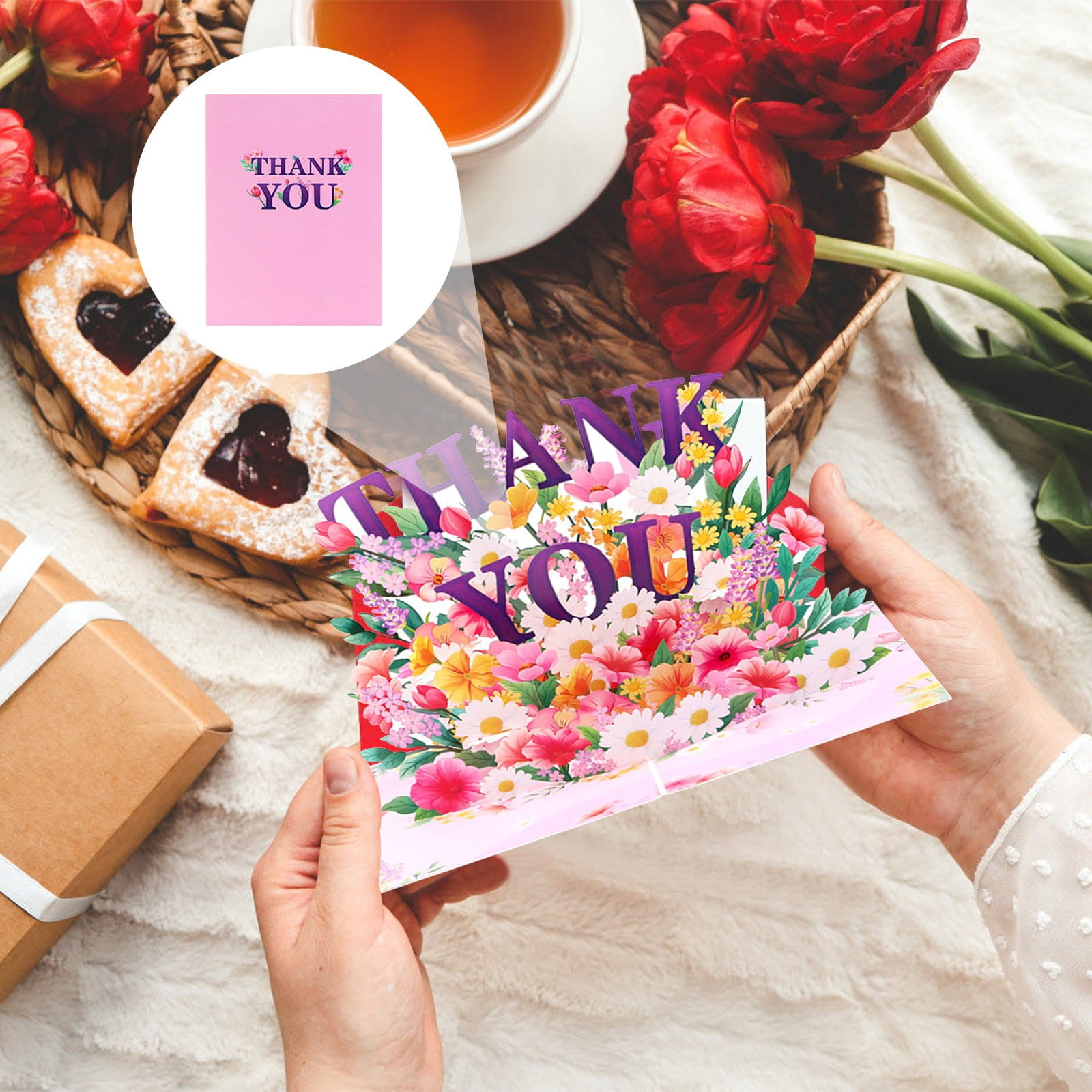 Dankeskarte "Thank You So Much" Von Tongue In Peach – A5, Mit Umschlag, Für Beste Freunde & Liebe Menschen