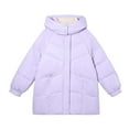 thumbnail image 6 of Sevevn Women's Oversize Quilted Jacket Long Sleeved Hooded Thickened And Fleece Casual Jacket With Pockets, 6 of 7