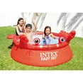 thumbnail image 5 of Intex 26100EH Happy Crab Easy Set 6ft x 20in Round Inflatable Ring Kiddie Pool, 5 of 5