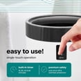 thumbnail image 5 of SereneLife Bucket Warmers with Customized Fragrances for Spa and Bathroom, Timer 20/40/60/90 Minutes, Fits 1 Large Towel, Blanket, Bathrobe, PJs (Black), 5 of 7