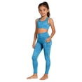 thumbnail image 5 of StSilkitty Girls Athletic Leggings Solid Color High Waist Stretch Yoga Dance Pants Lightweight Breathable Trousers with Pockets, 5 of 9