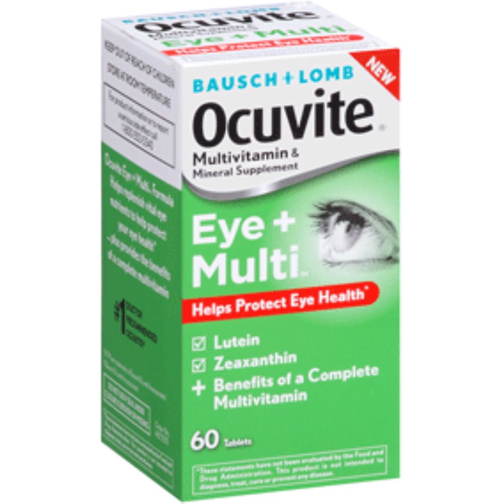 Bausch & Lomb Ocuvite Multi for Eyes, Tablets 60 ea (Pack of 3