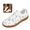 Blue, variant on Willtoo Womens Floral Print Sneakers Casual Lace‑Up Retro Trainer Shoes Lightweight Fashion Flats for Daily Outings