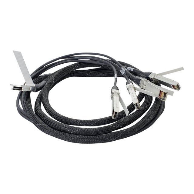 HPE Direct Attach Cable - Network cable - SFP+ to QSFP+ - 10 ft - for CX 8360-12C V2, 8360-16Y2C V2