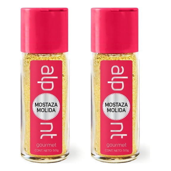 Alpont Mostaza Molida 50 Gramos 2 Piezas