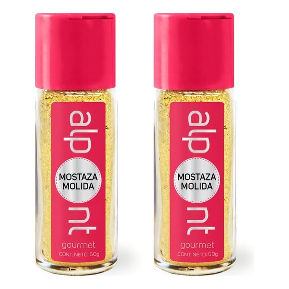 Alpont Mostaza Molida 50 Gramos 2 Piezas