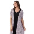 thumbnail image 6 of Layla Women’s Sleepwear 39” Knit Caftan, XS-5X, 6 of 8
