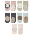 thumbnail image 1 of 5 pares de calcetines antideslizantes para bebé, calcetines para niño pequeño con agarre, calcetines de suela antideslizante hasta la rodilla para niños, 1 of 7