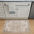 thumbnail image 2 of Bloom Rugs Washable Non-Slip 2' x 3' Rug - Beige / Gray Traditional Oriental Area Rug for Living Room, Bedroom, Dining Room, and Kitchen - Exact size: 2' x 3', 2 of 9