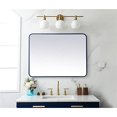 thumbnail image 2 of Living District MR802736BL 27 x 36 in. Soft Corner Metal Rectangular Mirror, Blue, 2 of 6