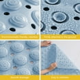 thumbnail image 6 of Non-slip Bathtub Mat with Suction Cups, 32x16 Inch Shower Floor Pad for Elderly Safety, Anti-slip Bath Tub Mat with Strong Grip for Sesolution Standing, Non Slip Bath Mat for Shower Tub and, 6 of 6