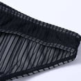 thumbnail image 3 of TANBOM Men's Breathable Nylon Mesh Triangle Brief Underwear, Black/Orange, 2-Pack, M, 3 of 6
