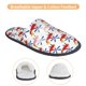 thumbnail image 3 of Balery Cartoon Helicopter Pantuflas de Casa de Felpa Silenciosas con Diseño Estampado, Zapatillas Cómodas Antideslizantes de Algodón para Interior-Medium, 3 of 8