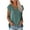 Green Tops for Women, variant on HAPIMO Women's Trendy Loose Cotton Lined Pullover Summer Tees Short Sleeve V Neck Keyhole Shirts Casual Relaxed Workout Blouses for Teen Girls Solid Color Black L