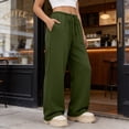 thumbnail image 2 of hotojiny Baggy Sweatpants Women Classic Fit Loose Wide Leg Sweat Pants Casual Workout Lounge Fall Trousers for Athletic, 2 of 6