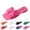 Hot Pink, variant on longantii Womens Bow Slides Flat Sandals Comfortable Slip On Open Toe Summer Non-slip Casual Beach Travel Vacation Shoes Indoor Outdoor Slippers Purple