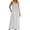 #054-White, variant on TaTaai Women's Casual Loungewear Maxi Dress Sleeveless Backless Slip Dress Solid Color Round Neck Loose Fit Summer Nightgown Gift