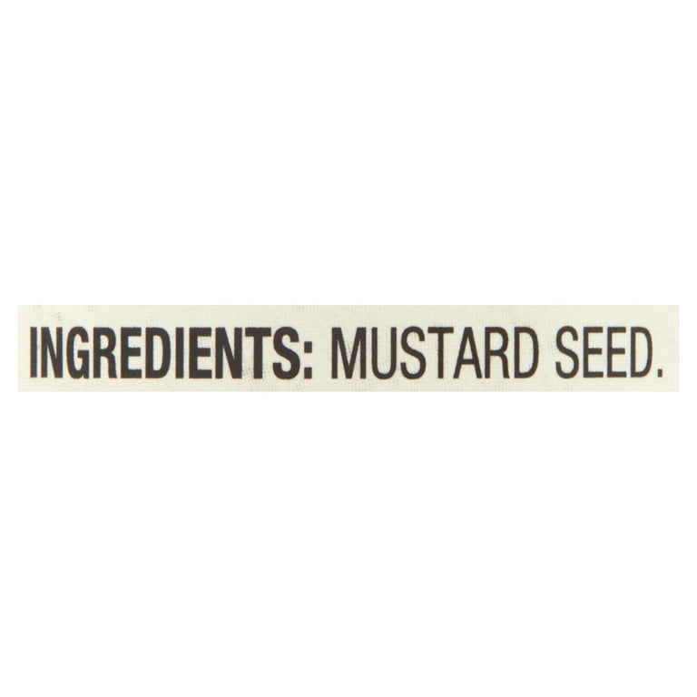 Great Value Mustard Seeds, 3.5 oz - Walmart.com
