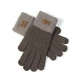 thumbnail image 4 of ManxiVoo Ladies Alpaca Like Knitted Winter Gloves with Lined Interior Double Layer Wrist Design and Touchscreen Function for Enhanced Warmth Coffee, 4 of 4
