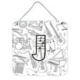 thumbnail image 6 of Carolines Treasures CJ2007-ODS66 Letter O Musical Note Letters Wall or Door Hanging Prints 6HX6W multicolor, 6 of 7