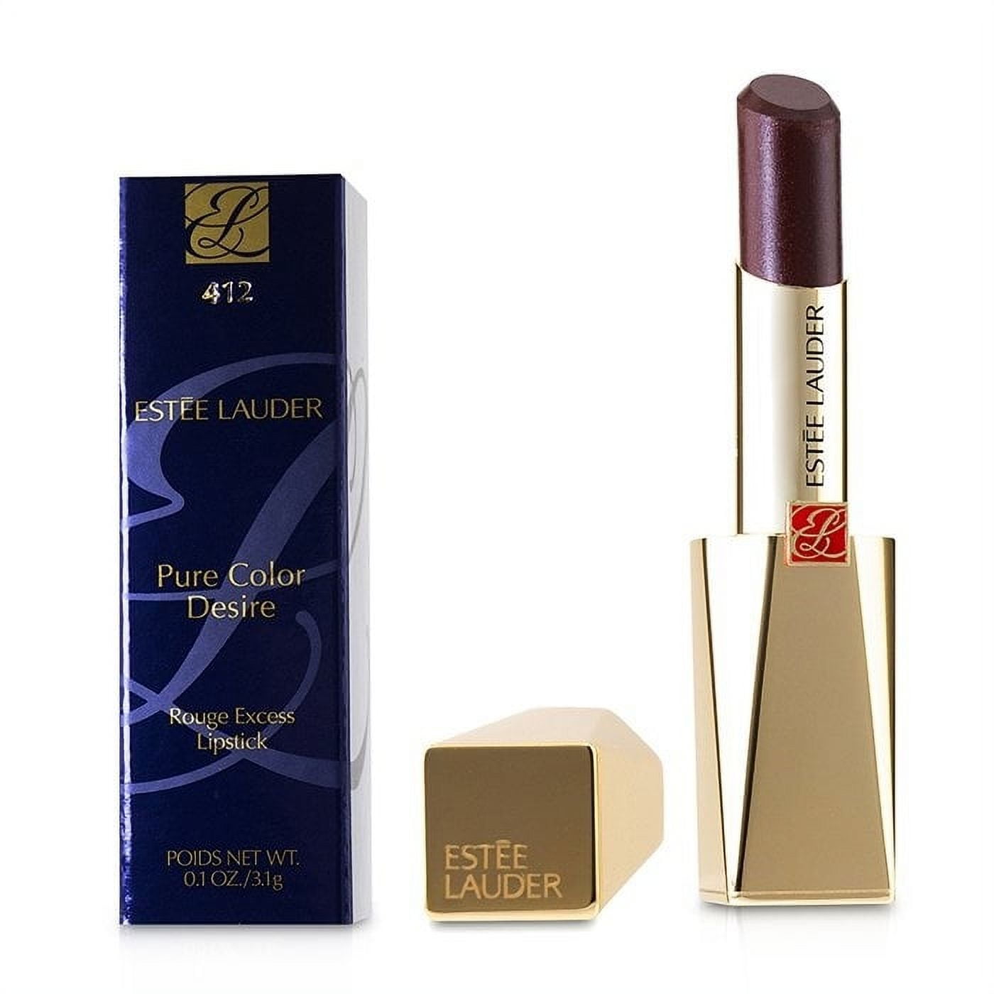 Estee Lauder 236976 0.1 oz Pure Color Desire Rouge Excess Lipstick - No.412 Unhinged - Chrome