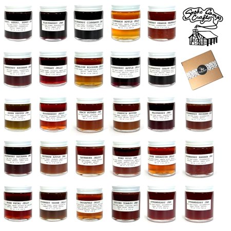 Gourmet Jellies, Marmalade & Jam Gift Set, Assorted Low Sugar Jam & Jellies, Jam & Jelly Gift Sets, Jams, Jellies & Preserves, 142 g x 6 Mini Jam Jars -