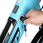 Hyper Bicycles E-Ride 700C 36V Electric Commuter E-Bike for Adults, Pedal-Assist, 250W Motor, Blue