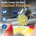 thumbnail image 4 of Priority Chef Large 15oz Potato Ricer, Heavy Duty Stainless Steel Ricer Press and Mash Kitchen Tool, Blue, 4 of 9
