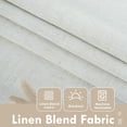 thumbnail image 3 of Cortinas DriftAway de lino opacas con anudado, 80 x 120 cm, color negro, 3 of 8