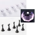 thumbnail image 3 of Magnetic Nail Art Tip Bracket Crystal Bracket Checkerboard DIY Fingernail Art Display Practice Bracket, 3 of 6