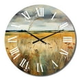 thumbnail image 2 of Designart "Serenity in the Meadow III" Landscapes Oversized Wall Clock, 2 of 5