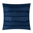 thumbnail image 2 of Porch & Den  Summerwood Solid Color Fringe Stripe 7-piece Comforter Set Navy King Adult, Teen & Dorm Solid Color Glam, Designer, Modern & Contemporary, 2 of 5