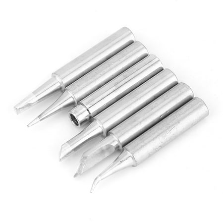 

6-Pack 6.25mm Diameter Soldering Iron Tips - Copper Welding Tips for Solder Irons